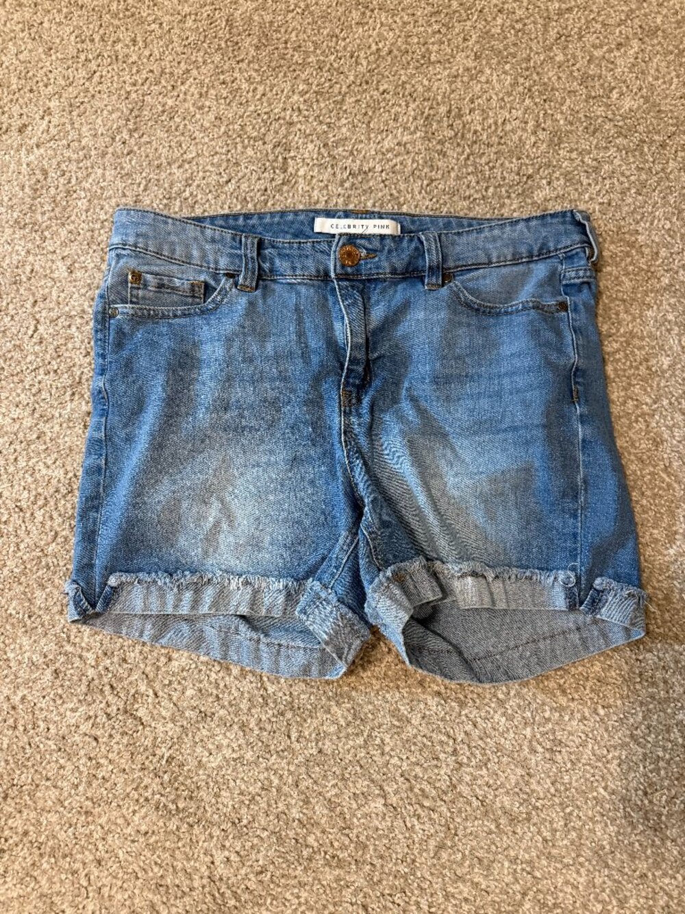 Celebrity Pink Denim Shorts